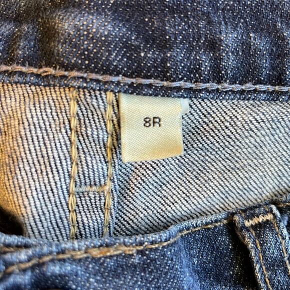Y2K Gap Straight blue denim dark tint stretch low rise jeans - Picture 3 of 6